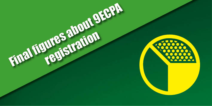 Final figures about 9ECPA registration