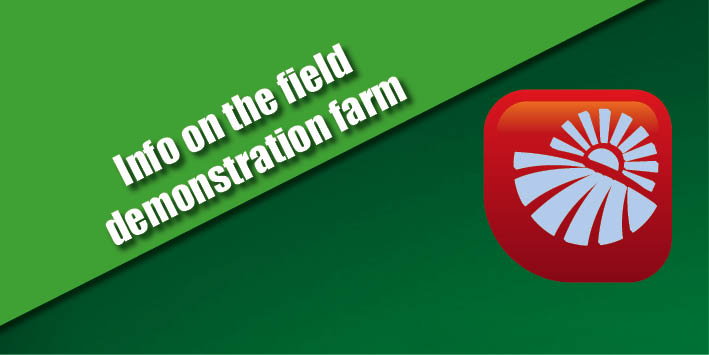 Info on the field demonstration farm